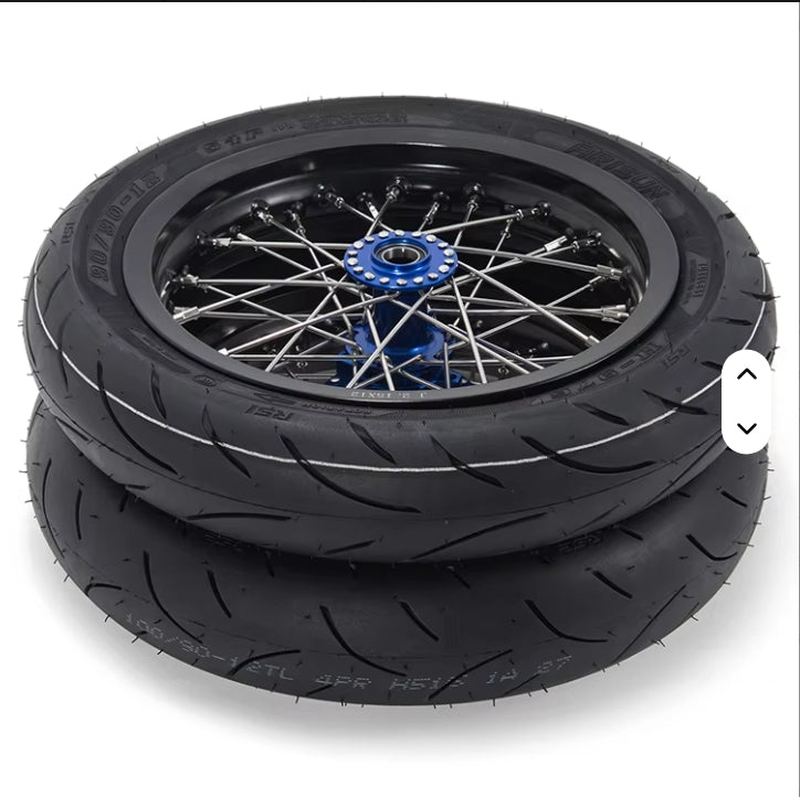 ETM RTR Super-Moto Wheel Set